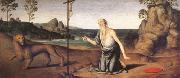 Giovanni di Pietro called lo Spagna Jerome in the Desert (mk05) painting